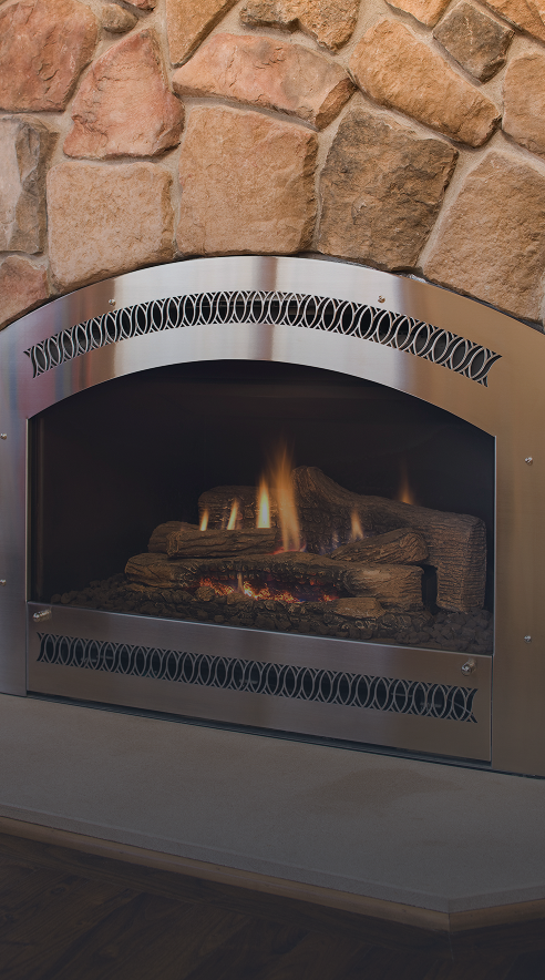 Gas‑powered fireplaces
